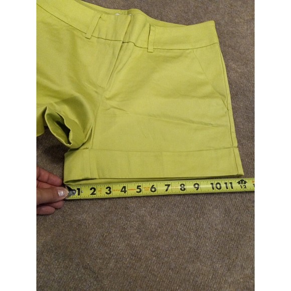 New York and Company Womans Bright Yellow Dress Shorts Size‎ 6 Pockets - Picture 4 of 11